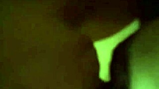 Nikki, the blonde tgirl, masturbates in white lingerie