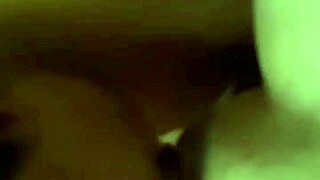 Nikki, the blonde tgirl, masturbates in white lingerie