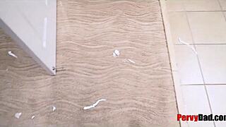 fingering my stepdaughter's shaved pussy intensely in pov