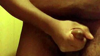 she's stroking that monster black cock slowly