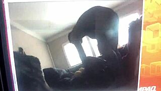 Is this young 18+ amateur riding hairy cock on sofa?