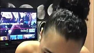 Amateur Girl Deepthroats Husband While Riding