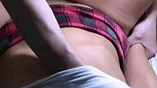 latina girlfriend's intense missionary orgasm