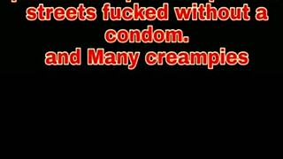 compilation of street sluts picked up and creampied