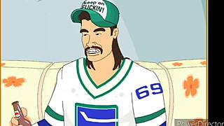 I hear sweet moans and strong orgasms from my hot girl with unshaved pussy and big cock creampie