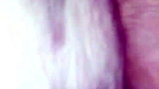 the step sister bends over for intense anal fucking in the bedroom scene