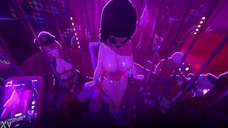 Abony Nightclub Striptease With Clothes Ripped Off