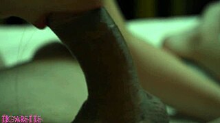 stepsister gives close-up blowjob scene