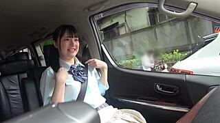 In a quiet room, a young Japanese girl explores her desires. Her pure charm shines through delicate moments.