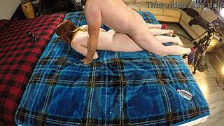 Hannah Grace teases with anal left or right, but which side wins the assfucking game?