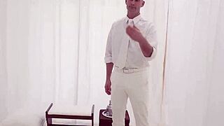 sheepish teen lured into a naughty and wild adventure by mormon.