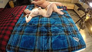 Hannah Grace teases with anal left or right, but which side wins the assfucking game?