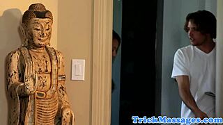 SHY AMATEUR BABE SUCKS COCK AFTER MASSAGE