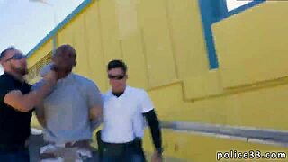 Cop physical in gay porn turns shoplifting into intense booty fucking scene