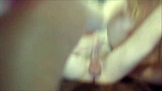 Feeling The Intense Passion As Blonde Tranny Rides Boyfriend