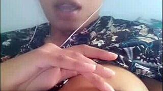 italian woman showcases her big tits