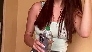 Imagine Gabi Ortega Bent Over Her Friend's Stepdad's Desk