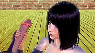 Uncensored japanese hentai anime blowjob and handjob.