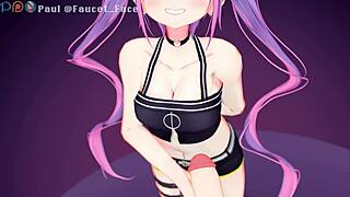 Towa-Sama Gives Devilish Handjob In POV