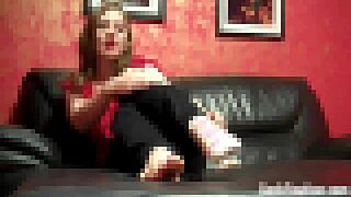 you will eat your own cum off my feet?