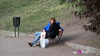 brad's girlfriend loves public blowjobs and wants to prove it outdoors