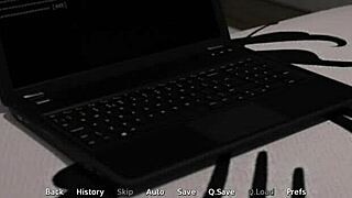 waterworld scene where character stands for her