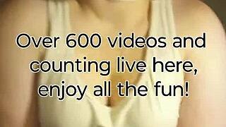 Want to see big tits groping under white crop top? Exclusive for members!