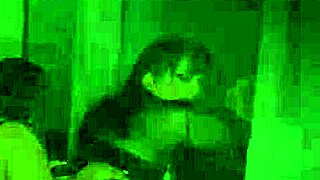 Wow! Cum-sharing BBC threesome with Latina MILF in S&M! Silhouettes dominate this wild rimjob session.