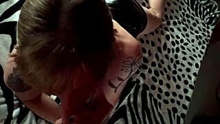 skinny blonde blows in doggystyle pov