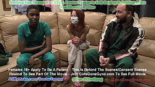 i love watching stacy shepard examine jewels' sweaty feet in this perverted podiatrist exam