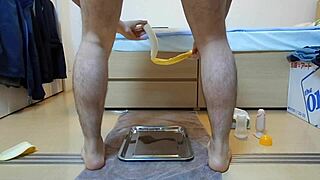 Banana Play Turns Into Solo Dildo Fun for Gay Stud