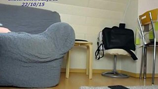 sexydea performs a hot solo masturbation session on live webcam, fucking herself passionately