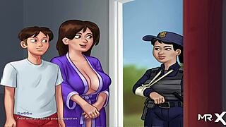 Maid Dances and Shakes Big Ass in Summertime Saga Episode 4 Scene 24