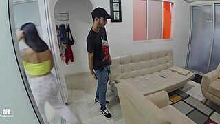 The forbidden thrill of fucking my stepsister's ass in the living room while hiding from her boyfriend overwhelms me.