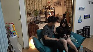 Bringing Home A Beautiful Woman With Great Legs And Tits For Licking And Blowjob In Missionary Position