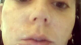 brunette bathing in the shower