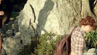 Beautiful Lesbians Strapon Fuck And Kiss!