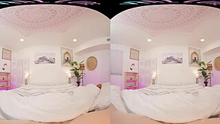 latina vrallure shows off her fresh shaved pussy in pov masturbation scene