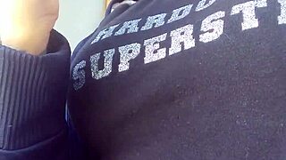 Blonde Model Smokes Seductively in Fetish Scene