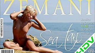 Jessika feels so aroused as she strips outdoors, her clothes ripping in the wet excitement.