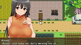 Minako's cheating hentai game adventure