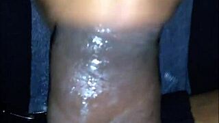 ebony girl sucking black cock