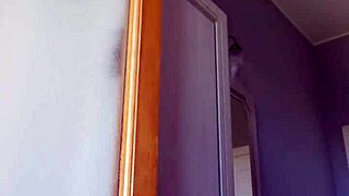 Blonde Model Smokes Seductively in Fetish Scene