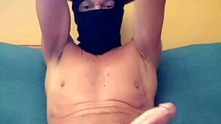 Solo boy's massive cock explodes in HD video