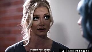 jewelz blu gets tricked into scissoring her landlady serene siren