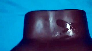 masturbating with black toy