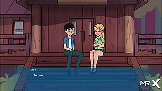 Teen Cartoon Girl Performs Blowjob Before Show