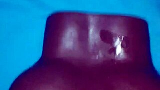 masturbating with black toy