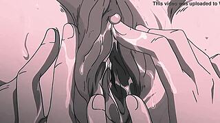 A video featuring fuzzy lips and various interactions in a casual setting.