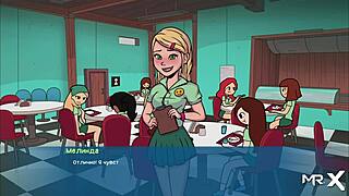 Teen Cartoon Girl Performs Blowjob Before Show